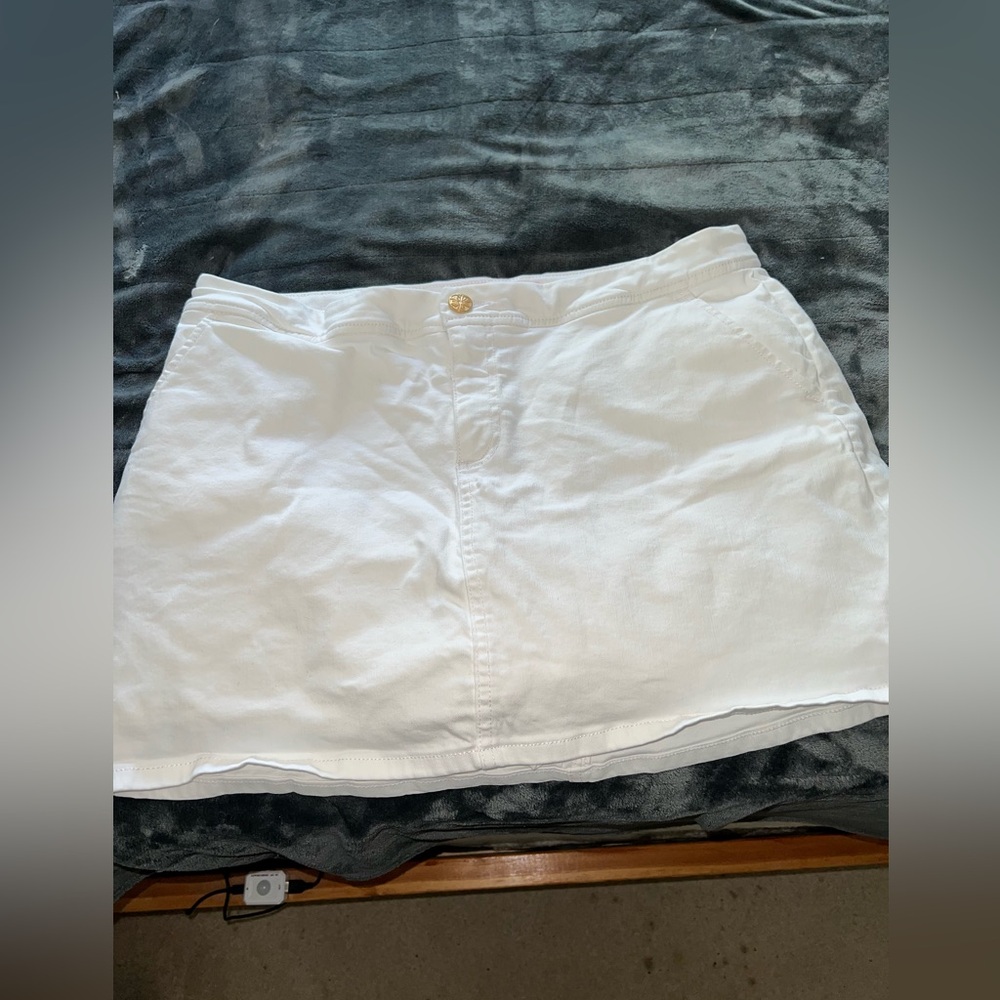 Lilly Pulitzer Women's Colette Skort Resort White Sz 12